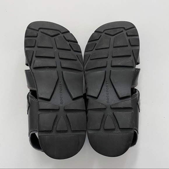 rockport men's sandals leather